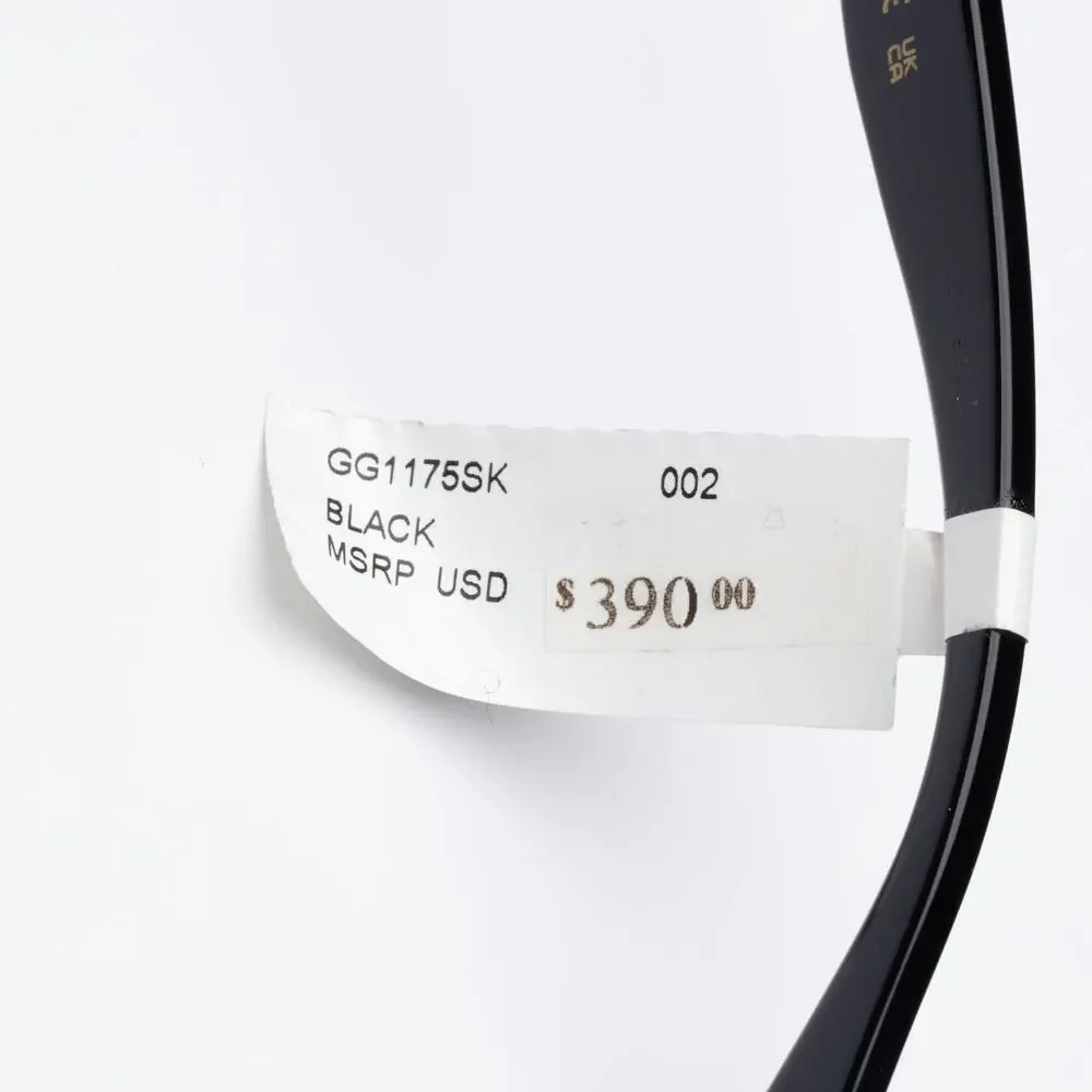 Gucci GG1175/002 Sunglasses Black 56mm